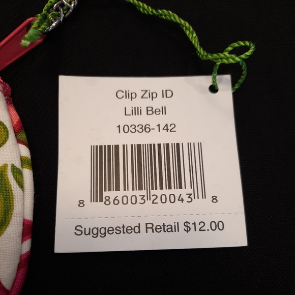 Vera Bradley ~ Lilli Bell Zip & Clip ID Case ~ NWT - Picture 7 of 7